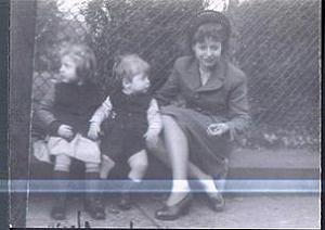 Joanna (Nanna) and Charlie Pinkston )Brother and Sister) and Lucille Frankenbusch